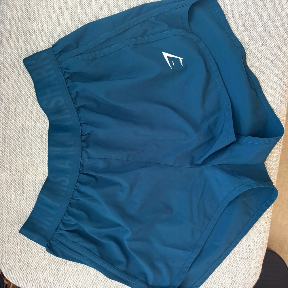 Gymshark Teal Athletic Shorts for Women - Picture 4 of 4